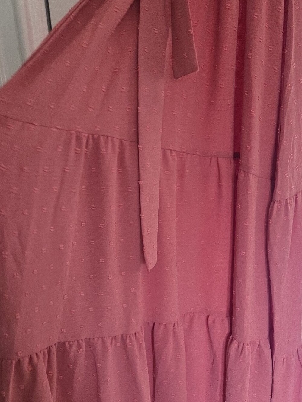 Tiered Wrap Maxi Dress in Terracotta - Women's - Picture 4 of 4